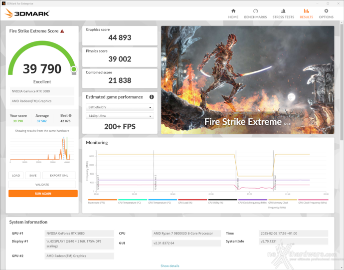 ZOTAC GeForce RTX 5080 AMP Extreme INFINITY 13. Overclock 5