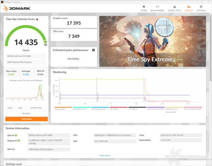 ZOTAC GeForce RTX 5080 AMP Extreme INFINITY 13. Overclock 8