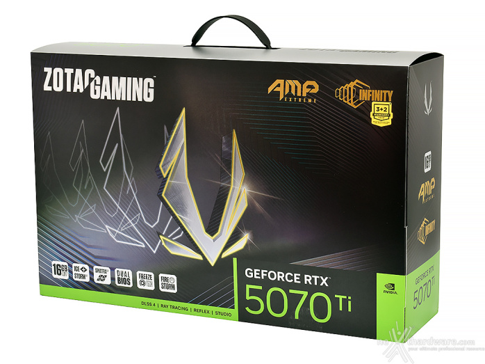 ZOTAC GeForce RTX 5070 Ti AMP Extreme INFINITY 2. Packaging & Bundle 1