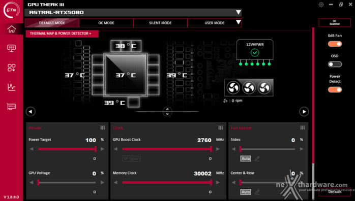ASUS ROG Astral GeForce RTX 5080 OC 13. Overclock 2