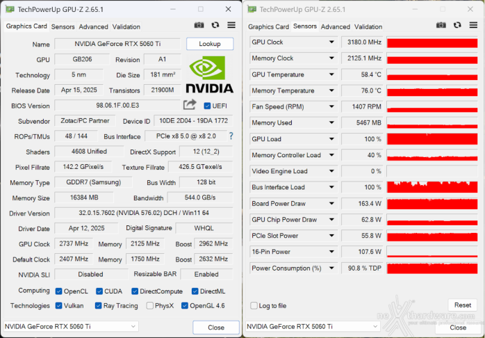 ZOTAC GeForce RTX 5060 Ti 16GB AMP 12. Overclock 4