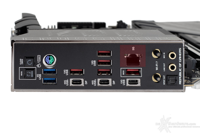 ASUS ROG CROSSHAIR X870E APEX 5. Connettività 19