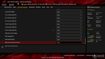 ASUS ROG CROSSHAIR X870E APEX 8. UEFI BIOS - Extreme Tweaker 34