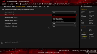ASUS ROG CROSSHAIR X870E APEX 8. UEFI BIOS - Extreme Tweaker 38