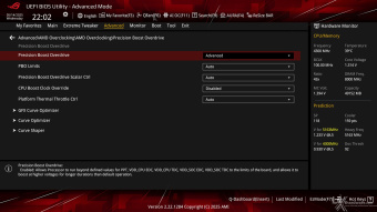 ASUS ROG CROSSHAIR X870E APEX 7. UEFI BIOS -  Impostazioni generali 18