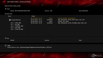 ASUS ROG CROSSHAIR X870E APEX 7. UEFI BIOS -  Impostazioni generali 32