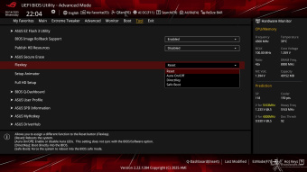ASUS ROG CROSSHAIR X870E APEX 7. UEFI BIOS -  Impostazioni generali 34