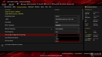 ASUS ROG CROSSHAIR X870E APEX 8. UEFI BIOS - Extreme Tweaker 8