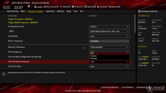 ASUS ROG CROSSHAIR X870E APEX 8. UEFI BIOS - Extreme Tweaker 9