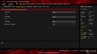 ASUS ROG CROSSHAIR X870E APEX 8. UEFI BIOS - Extreme Tweaker 23