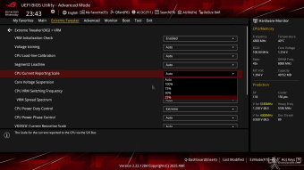 ASUS ROG CROSSHAIR X870E APEX 8. UEFI BIOS - Extreme Tweaker 46