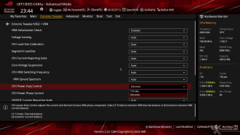 ASUS ROG CROSSHAIR X870E APEX 8. UEFI BIOS - Extreme Tweaker 47