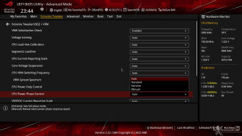 ASUS ROG CROSSHAIR X870E APEX 8. UEFI BIOS - Extreme Tweaker 48