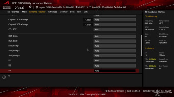 ASUS ROG CROSSHAIR X870E APEX 8. UEFI BIOS - Extreme Tweaker 53