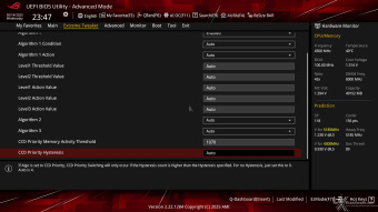 ASUS ROG CROSSHAIR X870E APEX 8. UEFI BIOS - Extreme Tweaker 28