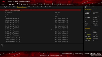 ASUS ROG CROSSHAIR X870E APEX 8. UEFI BIOS - Extreme Tweaker 55