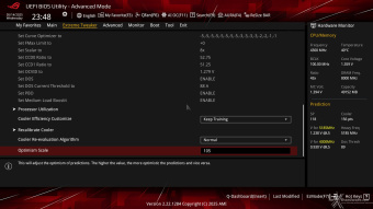 ASUS ROG CROSSHAIR X870E APEX 8. UEFI BIOS - Extreme Tweaker 56