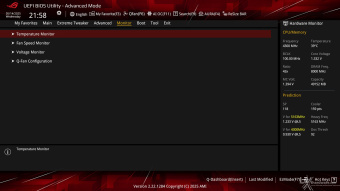 ASUS ROG CROSSHAIR X870E APEX 7. UEFI BIOS -  Impostazioni generali 22