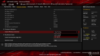 ASUS ROG CROSSHAIR X870E APEX 8. UEFI BIOS - Extreme Tweaker 57