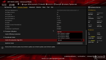 ASUS ROG CROSSHAIR X870E APEX 8. UEFI BIOS - Extreme Tweaker 58