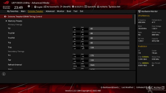 ASUS ROG CROSSHAIR X870E APEX 8. UEFI BIOS - Extreme Tweaker 29