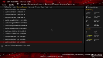 ASUS ROG CROSSHAIR X870E APEX 8. UEFI BIOS - Extreme Tweaker 42