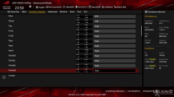 ASUS ROG CROSSHAIR X870E APEX 8. UEFI BIOS - Extreme Tweaker 30
