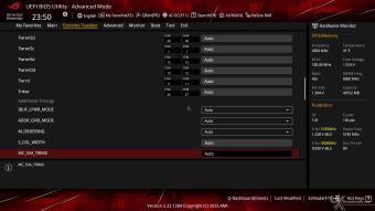 ASUS ROG CROSSHAIR X870E APEX 8. UEFI BIOS - Extreme Tweaker 31