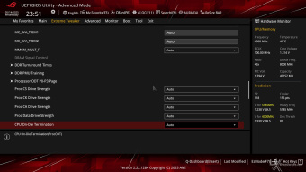 ASUS ROG CROSSHAIR X870E APEX 8. UEFI BIOS - Extreme Tweaker 32