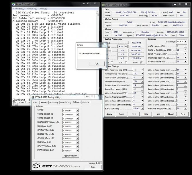 Kingston HyperX 2250 cas 9 3x2GB 6. Test delle memorie - Overclock 1
