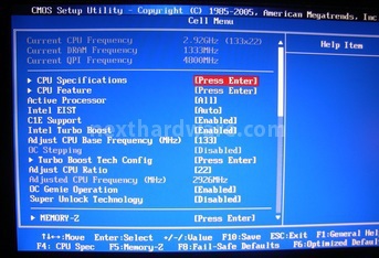 MSI P55A Fuzion & Lucid Hydra 4. BIOS 9