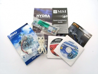 MSI P55A Fuzion & Lucid Hydra 2. Confezione e Bundle 4