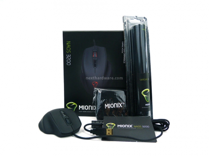 Mionix Naos 3200 1. Packaging e bundle 7