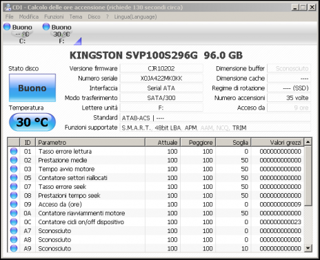 Kingston SSDNow V+100 96GB 4. Firmware - TRIM - Secure Erase 1