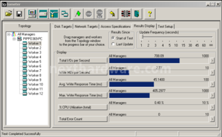 Kingston SSDNow V+100 96GB 12. Test: Endurance Iometer Random 8