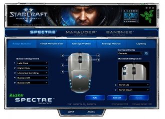 Razer Spectre & Marauder 3. Razer Spectre - Software - Parte 1 1