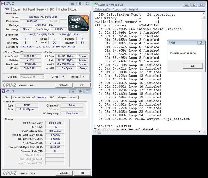 AData XPG+ 2200 C8 3x2GB 4. Test delle memorie - Stabilità 3