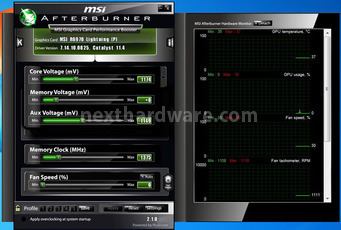 MSI N580GTX Lightning e R6970 Lightning 11. Overclock 1