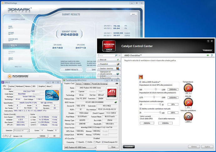 MSI N580GTX Lightning e R6970 Lightning 11. Overclock 3