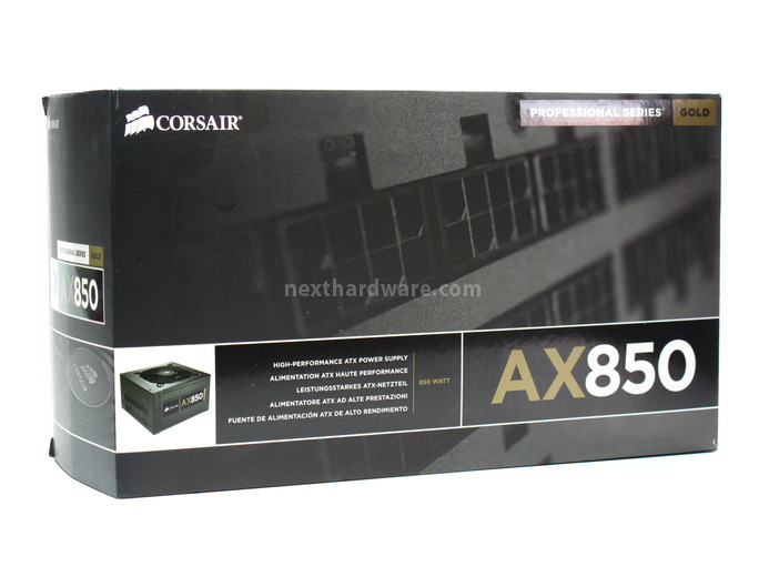 Corsair AX-850 1. Box & Specifiche Tecniche 1