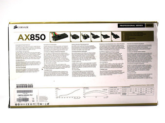 Corsair AX-850 1. Box & Specifiche Tecniche 3