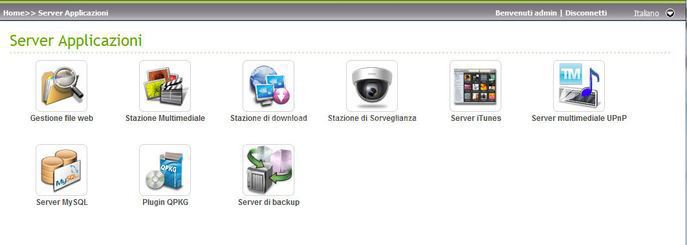 QNAP TS-459 Pro+ Turbo NAS 6. Applicazioni QPKG 1