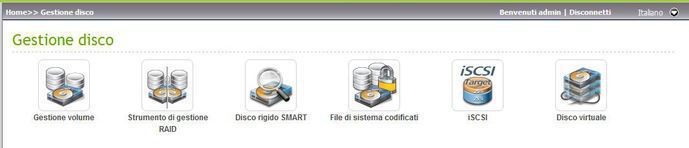 QNAP TS-459 Pro+ Turbo NAS 4. Gestione Disco 1