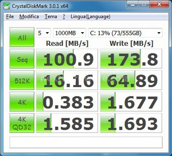 MSI GT680R 5. Benchmark HDD 2