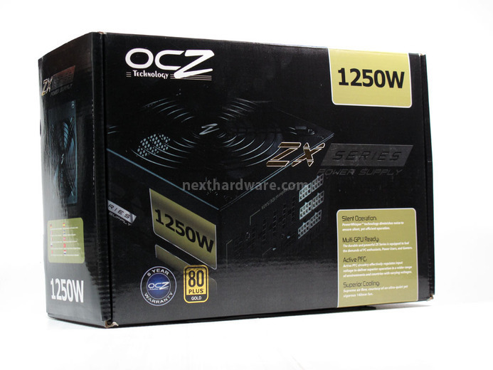 OCZ ZX Series 1250W 1. Box & Specifiche Tecniche 1