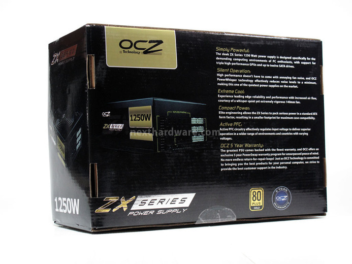 OCZ ZX Series 1250W 1. Box & Specifiche Tecniche 4