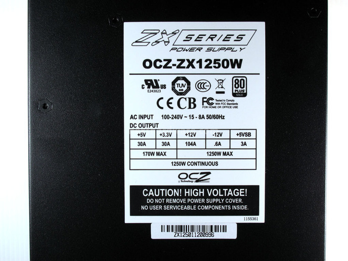 OCZ ZX Series 1250W 2. Visto da vicino 6
