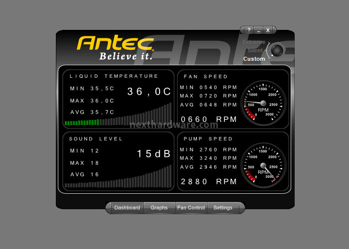 Antec KÜHLER H2O 920 : performance ai massimi livelli 4. ChillControl V 1