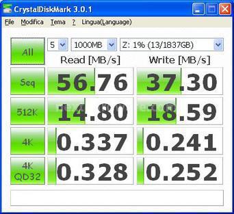 Patriot Javelin S4 7. ATTO, CrystalDiskMark e SMB 3