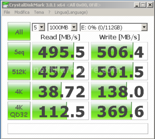 Sfida in casa Corsair: Force 3 vs Force GT 12. CrystalDiskMark e ATTO Disk 3